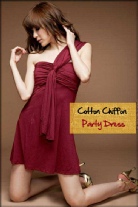 Wine Red Party Dress