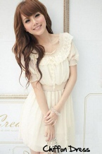 One-piece Chiffon Dress