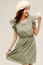 Elegant Half Sleeve Dress